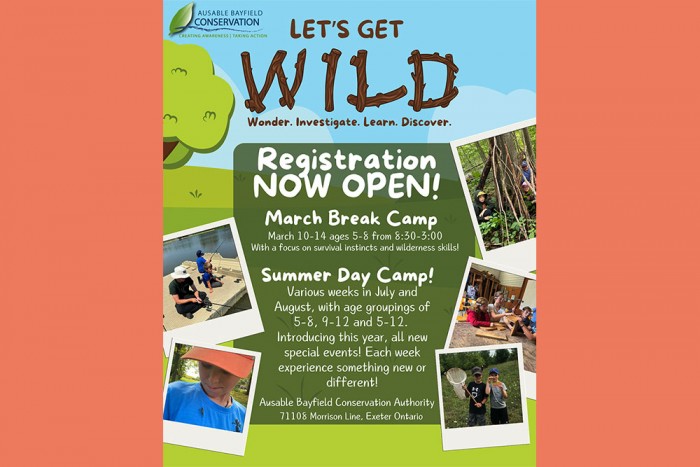 A poster for March Break and Summer Nature Day Camps.