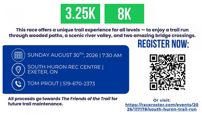 Information on South Huron Trail Run