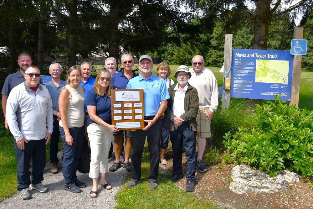 Ausable Bayfield Conservation honours trail groups with Decade Award.