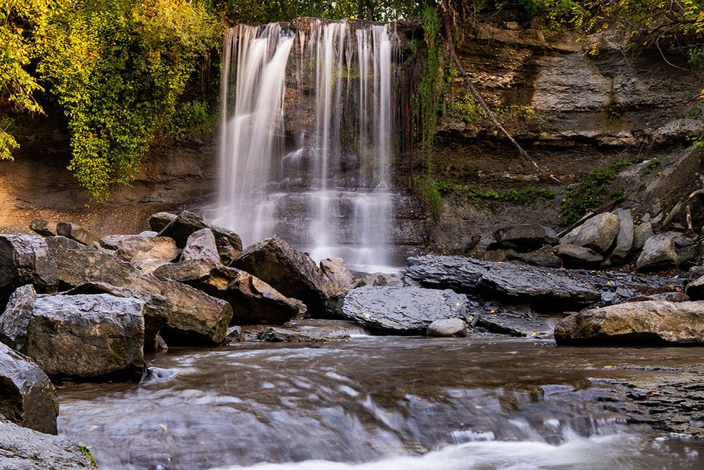 Rock Glen Conservation Area is open again.