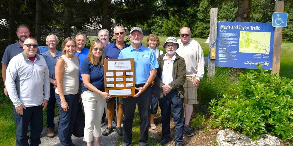 Ausable Bayfield Conservation honours trail groups with Decade Award.