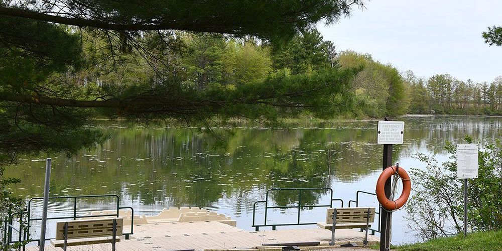 A file photo of fishing dock at Morrison Reservoir (Morrison Lake).