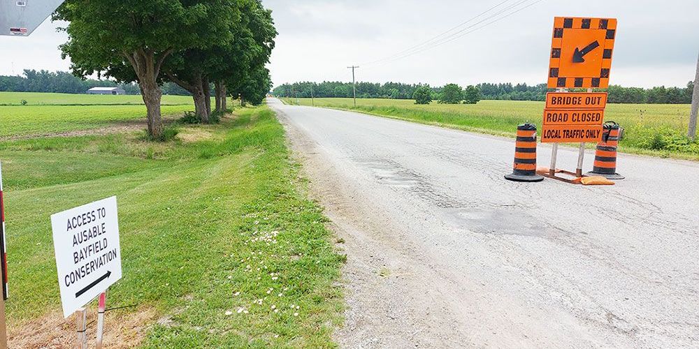 There is access to our ABCA office, and South Huron Trail, from the north.