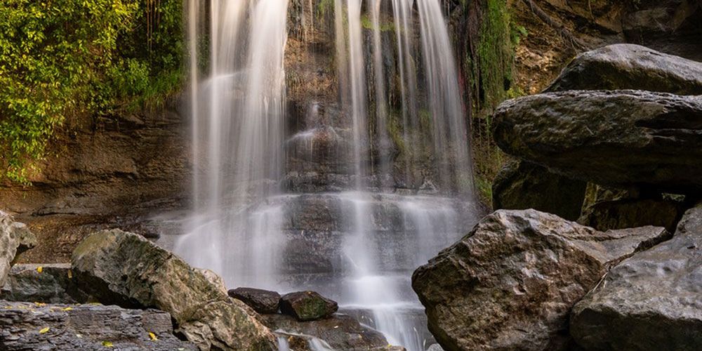 A file photo of Rock Glen Falls.