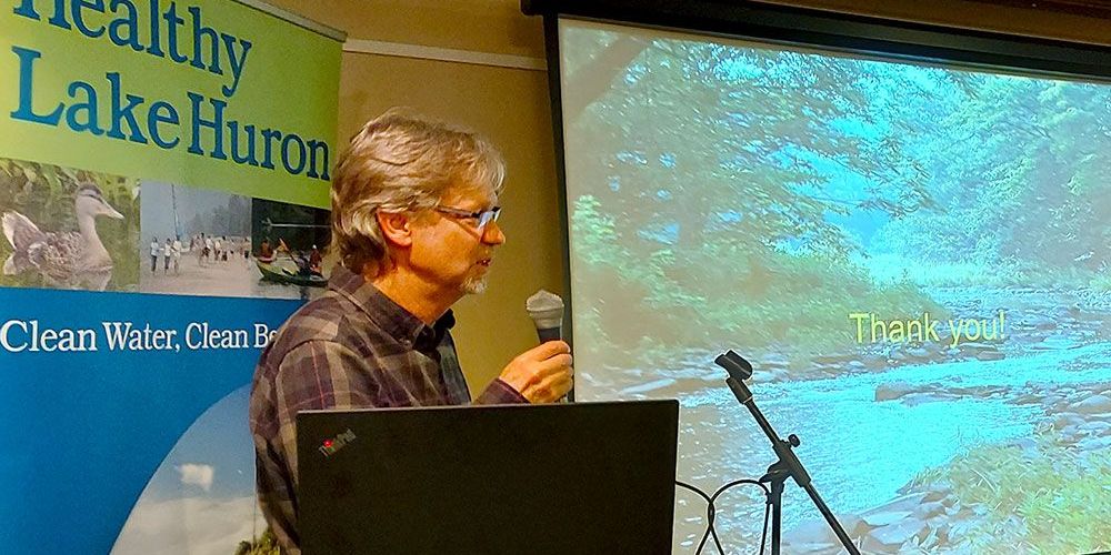 Biologist Shawn Staton says Ausable River is very biodiverse.